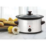 Nesco 1.5 Qt. Analog Slow Cooker Ceramic/Metal in Gray | 8.6 H x 8.07 W x 11.42 D in | Wayfair SC-150-47