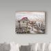 Millwood Pines 'Almost Home' Acrylic Painting Print on Wrapped Canvas in Black/Brown/Gray | 18 H x 24 W x 2 D in | Wayfair