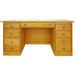 Millwood Pines Orin Executive Desk Wood in Green | 30.25 H x 64 W x 21 D in | Wayfair 082C9FB5418F4806AE435BB4E35C1C14