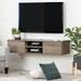 South Shore Agora Floating TV Stand for TVs up to 11.5 H in brownWood in Weathered Oak | 65" | Wayfair 11503