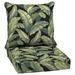 Bay Isle Home™ Outdoor Lounge Chair 5.75" Cushion Polyester in Black/Green | 5.75 H x 24 W x 45.5 D in | Wayfair 1A311B9439714D36B1FDB0A5CDB47069