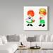 Zoomie Kids 'Boy & Girl' Canvas Art Canvas in Blue/Red | 18 H x 18 W x 2 D in | Wayfair 36CF35EBD13A488D8CA6233B2B6E7ABD