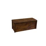 Loon Peak® Allard Cushion Top Chest Trunk Solid Wood in Brown | 20 H x 48 W x 20 D in | Wayfair 881482BD103E4C94A6DD3D57055046FE