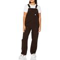 Carhartt Women's Crawford Double Front Bib Overalls - brown - Medium