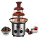 Total Chef 3 Tier Electric Chocolate Fountain Machine, Fondue Large Set, 1.5 Pound Capacity, Adjustable Settings, Keep Warm Function, Perfect for Chocolate Melting, Great for Party & Family Gathering