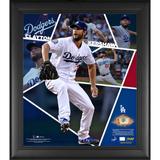 Clayton Kershaw Los Angeles Dodgers Framed 15" x 17" Impact Player Collage with a Piece of Game-Used Baseball - Limited Edition 500