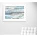 Casa Fine Arts 'Blue Dreams' Framed Print Paper, Copper in Blue/White | 31 H x 43 W x 1.25 D in | Wayfair 9242-01