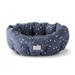 Tucker Murphy Pet™ Bodine Round Cuddler Doughnut Polyester/Cotton in Blue | 8 H x 20 W x 19 D in | Wayfair 3FFA61B65FB14E7989D195B9C988B38F