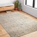 White 7 x 0.25 in Area Rug - World Menagerie Guilherme Oriental Light Blue/Beige Area Rug Polyester | 7 W x 0.25 D in | Wayfair