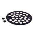 Westbrass Plastic Oddities Grid Shower Drain Cover in Brown | 0.04 H x 4 W x 4 D in | Wayfair D3192-12