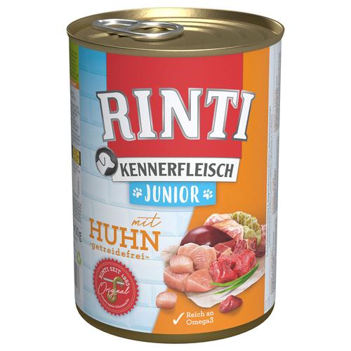 RINTI Kennerfleisch Junior 6 x 400 g - Huhn