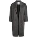 PIECES Women's Pcdorita 3/4 Coatigan Noos Coat, Grey (Dark Grey Melange Dark Grey Melange), 12 (Size: Medium)