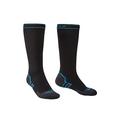 Bridgedale 100% Waterproof Storm Sock Mid Weight Black Knee Sock S Dense Merino Terry Cushioned Sole