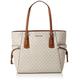 Michael Kors Damen Voyager Bag, Beige (Vanilla)