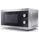 SHARP YC-MS01U-S Compact 20 Litre 800W Manual control Microwave, 5 power levels, defrost function, LED cavity light - Silver