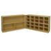 Childcraft Mobile 23 Compartment Cubby w/ Tray Wood in Brown | 30 H x 47.75 W x 26 D in | Wayfair 1537346