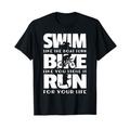 Triathlon Shirt Für Triathleten I Geschenk Triathletin T-Shirt