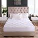 Alwyn Home Down Alternative Mattress Pad Down Alternative, Microfiber | 80 H x 39 W in | Wayfair 6A20D8CF77934812BF6AA7BE4056D6EC