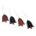 The Holiday Aisle® Starlit Tree Mahogany Wood Holiday Shaped Ornament Wood in Brown | 6.25 H x 2.2 W x 0.2 D in | Wayfair