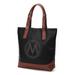 MKF Collection by Mia K. Women's Totebags Black - Black & Brown M-Embellished Tote