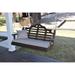 Rosecliff Heights Coury Porch Swing Wood/Solid Wood in Brown | 27 H x 52 W x 17 D in | Wayfair E991C7CE96464246ACAFA458C8101B84