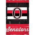Ottawa Senators 22'' x 34'' Retro Logo Poster