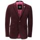 Xposed Mens Soft Corduroy Blazer Coat Vintage Retro Tailored Suit Jacket UK[BLZ-MATTHEW-MAROON-44,Blazer-Maroon,Chest UK/US 44 EU 54]