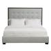 Duralee Soho Standard Bed Wood & Upholstered/ in Black/Brown/Gray | 72 H x 83 W x 89 D in | Wayfair WPG45-310-K-2