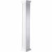 Ekena Millwork Craftsman Classic Square Non-Tapered, Recessed Panel PVC Column Kit, Crown Capital & Crown Base, Latex | 72 H x 9.625 W in | Wayfair