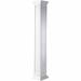 Ekena Millwork Craftsman Classic Square Non-Tapered, Recessed Panel PVC Column Kit, Crown Capital & Crown Base, Latex | 168 H x 13.625 W in | Wayfair