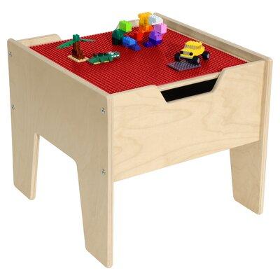 Wood Designs Contender Rectangle LEGO Table Wood in Brown | 16 H x 19 W in | Wayfair C991300-R