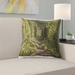 East Urban Home Tree Rail Tunnel in Forest Landscape Photo Pillow Polyester/Polyfill blend | 16 H x 16 W x 5 D in | Wayfair