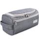 Pantheon Men's Toiletry Bag - Travel Toiletry Bag Wash Bag Hanging Dopp Kit Shaving Kit for Bathroom Shower - Mens Travel Bag Hanging Toiletry Organizer Toiletry Kit for Traveling (Grey)