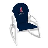 Navy Los Angeles Angels Children's Personalized Rocking Chair