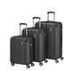 Travelite 4-Rad Koffer Set Größen L/M/S mit TSA Schloss + Dehnfalte (außer Größe S), Gepäck Serie CITY: Robuster Hartschalen Trolley mit kratzfester Oberfläche, 073040-04, Anthrazit (Grau)