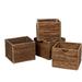 Bay Isle Home™ Foldable Wicker Basket Wicker | 10 H x 12.7 W x 12.7 D in | Wayfair 986F1F41B77346B68190AA93AC973A5A