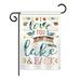 Breeze Decor Love You to the Lake 2-Sided Polyester 18.5 x 13 in. Garden Flag in Brown | 18.5 H x 13 W in | Wayfair BD-OU-G-109049-IP-BO-DS02-US