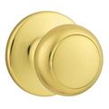 Kwikset Inactive Interior Cove Knob Dummy Entry Set (Exterior Portion Sold Separately) in Yellow | 5.748 H x 3.622 W x 3.3858 D in | Wayfair