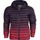 Crosshatch Mens Quilted Padded Hooded Puffer Jacket Winter Insulated Bubble Coat with Technology Large Syrah Red