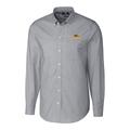 Men's Cutter & Buck Charcoal Southern Miss Golden Eagles Stretch Oxford Big Tall Long Sleeve Button-Down Shirt