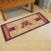 FANMATS NCAA Basketball 72 in. x 30 in. Non-Slip Indoor Only Door Mat Synthetics in Brown | Wayfair 8173