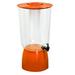 Winston Porter Nuttall 640 Oz. Beverage Dispenser Plastic/Acrylic in Orange | 22 H x 12 W in | Wayfair F1E834346227490BB20BB10E5E71E737