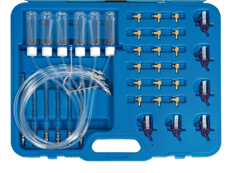 SWSTAHL Rücklaufmengenprüfer, inkl. Adaptersatz 26110L Prüfsortiment, Kraftstoff-Rücklaufmenge Image