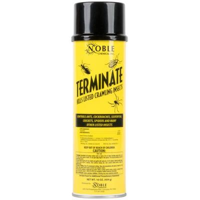 Noble Terminate Ready-to-Use Crawling Insect Killer - Aerosol 1 Pint / 16 oz. - 12/Case