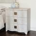 Studio A Home Toile Linen Bedside Chest Wood in Brown | 29 H x 28 W x 16 D in | Wayfair 7.20053