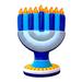 The Holiday Aisle® Giant Menorah Inflatable in Blue/Orange/Yellow | 11 H x 7.5 W x 4.5 D in | Wayfair CF51F512FE7A4D53A434245B96F72C80