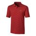 Men's Cutter & Buck Cardinal Iowa State Cyclones Forge Pencil Stripe Polo