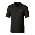 Men's Cutter & Buck Black Arizona State Sun Devils Forge Pencil Stripe Polo