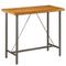 vidaXL Bar Table Solid Reclaimed Teak 120x58x106 cm