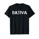 SATIVA Shirt | Marihuana Weed Cannabis Pot Raucher Kleidung T-Shirt